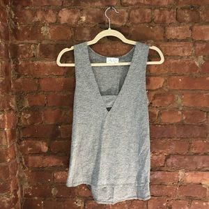 Feel the Piece gray tank
